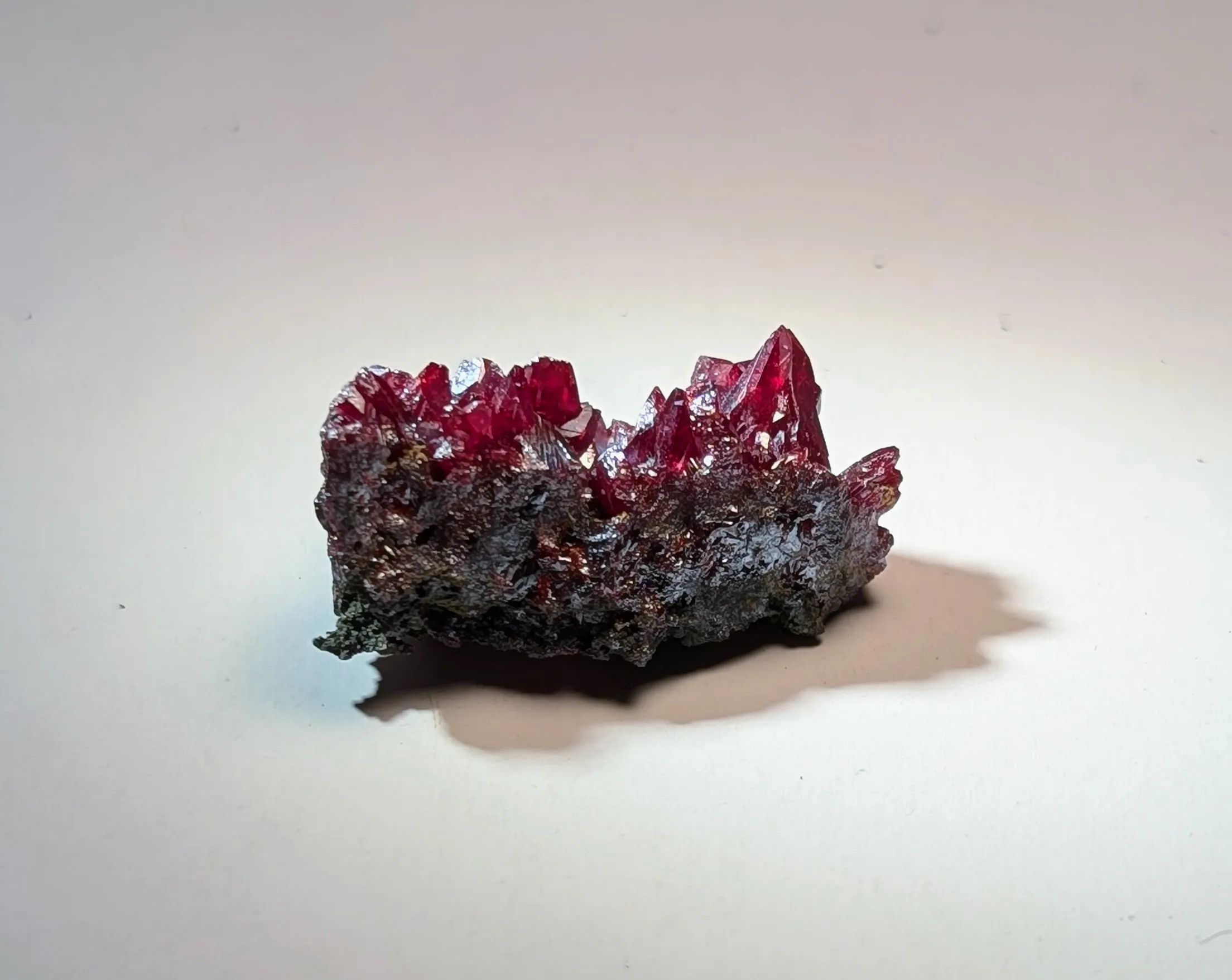 Proustite from Chile, Atacama, Copiapó Province, Copiapó, Chañarcillo Mining District - image 5