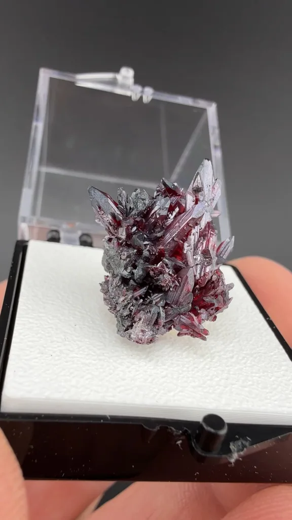 Proustite from Imiter mine, Drâa-Tafilalet Region, Morocco - image 2