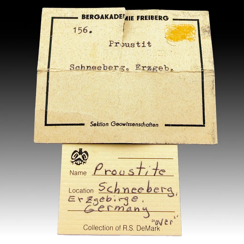 Proustite from Schneeberg, Erzgebirgskreis, Saxony, Germany - image 2