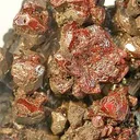 Proustite, Gypsum - image 2