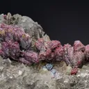 Proustite on Calcite - image 1