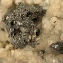 Proustite on Calcite - image 3
