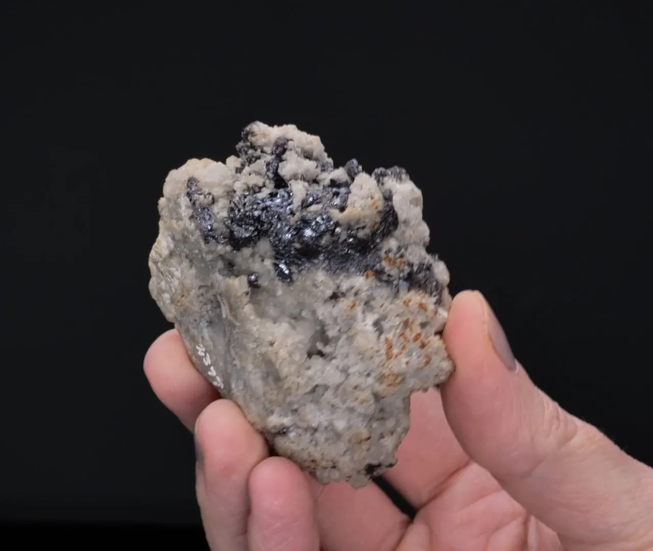 Proustite on Calcite - image 2