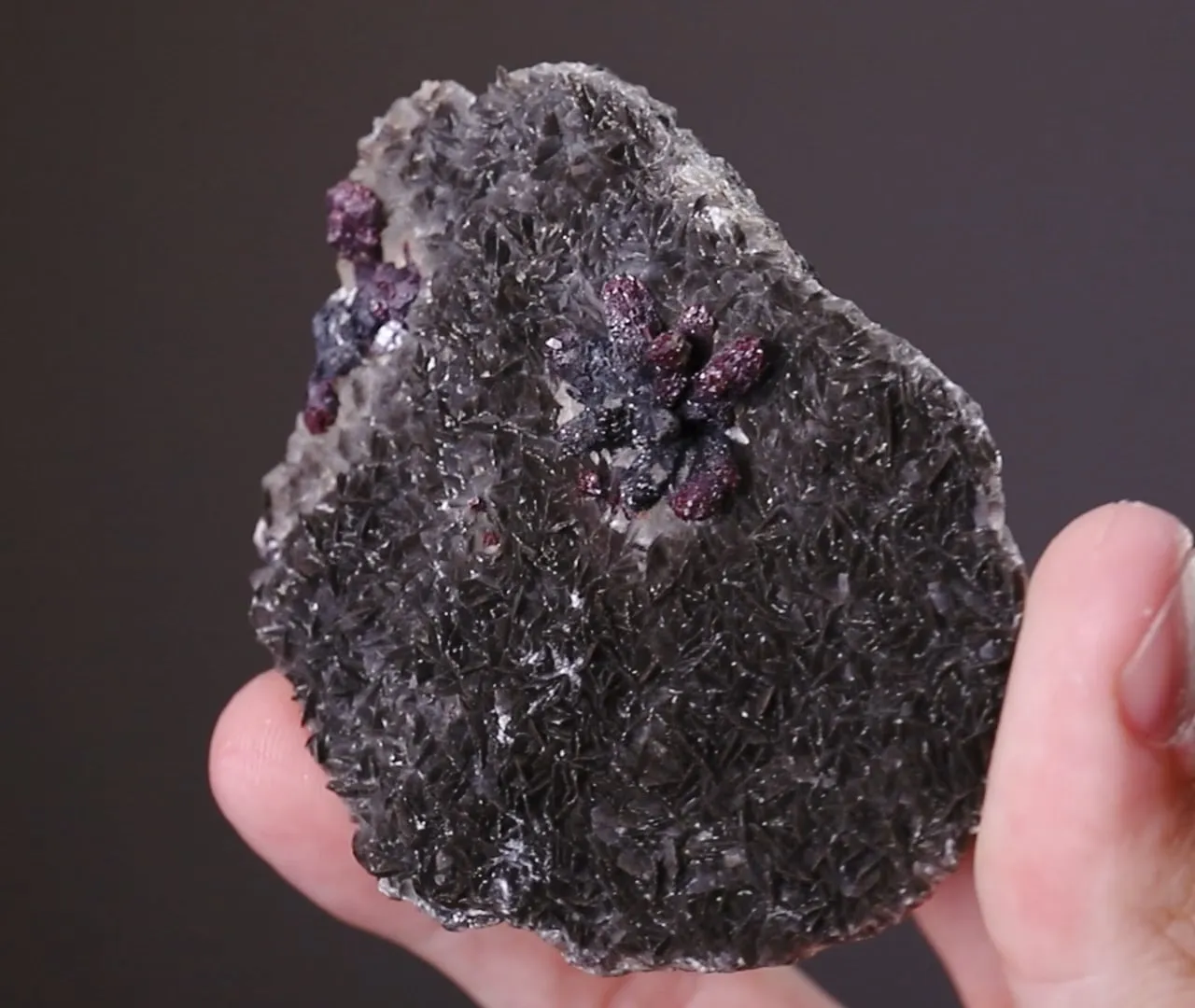 Proustite on Calcite - image 2