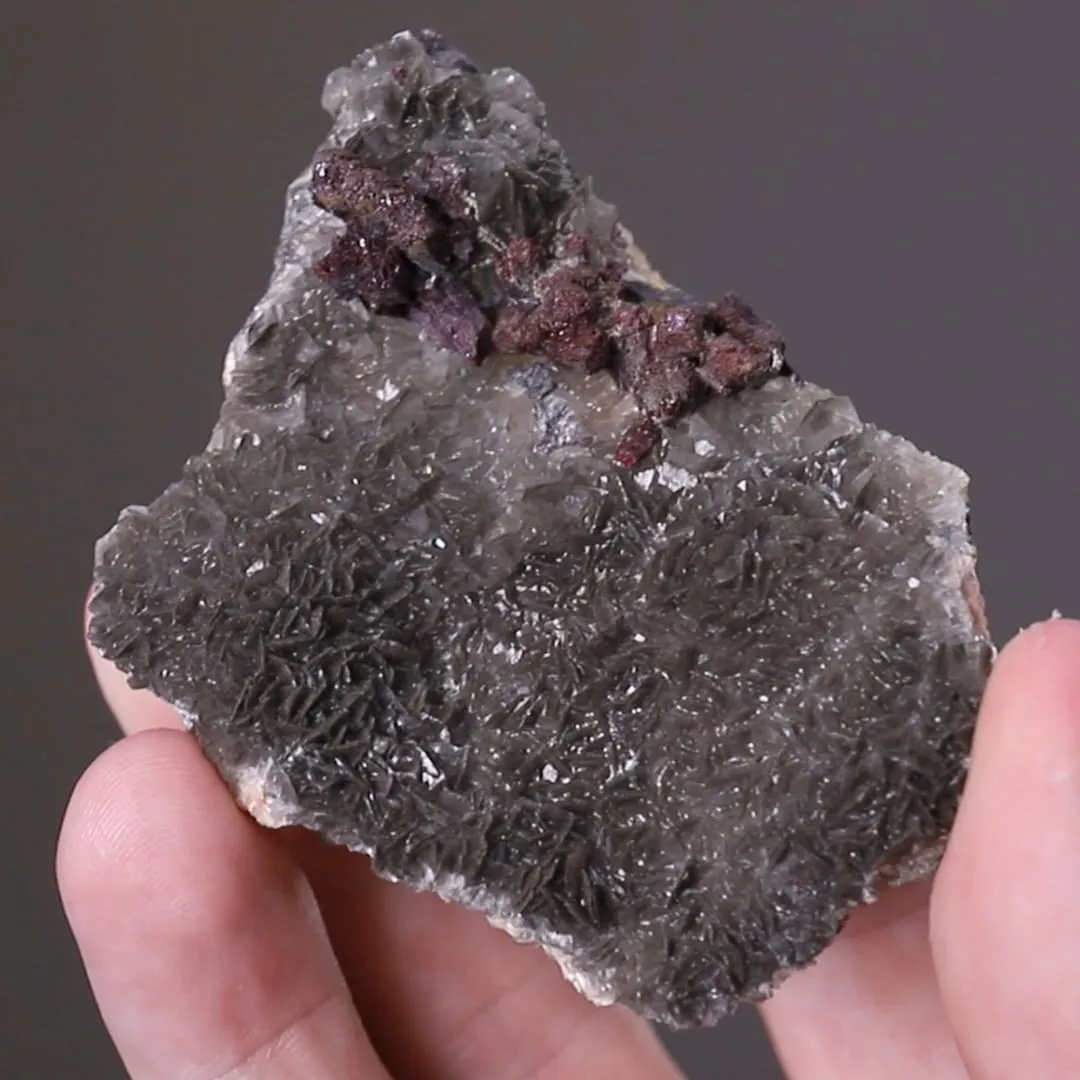 Proustite on Calcite - image 2