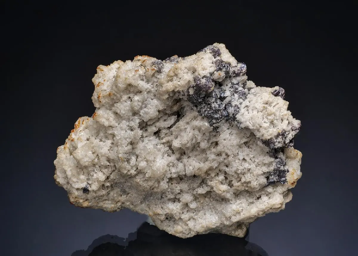 Proustite on Calcite - image 1