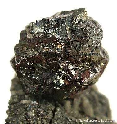 Proustite on Galena - image 3