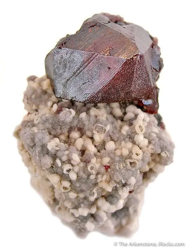 Proustite on Quartz image
