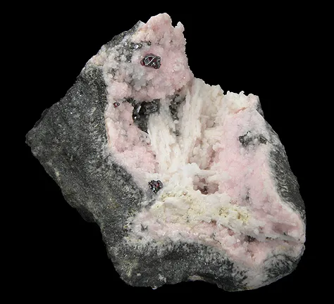 Proustite, Rhodochrosite image