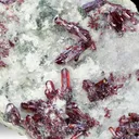 Proustite with Calcite - image 1