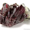 Proustite With Calcite - image 1