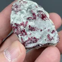 Proustite with Calcite - image 3