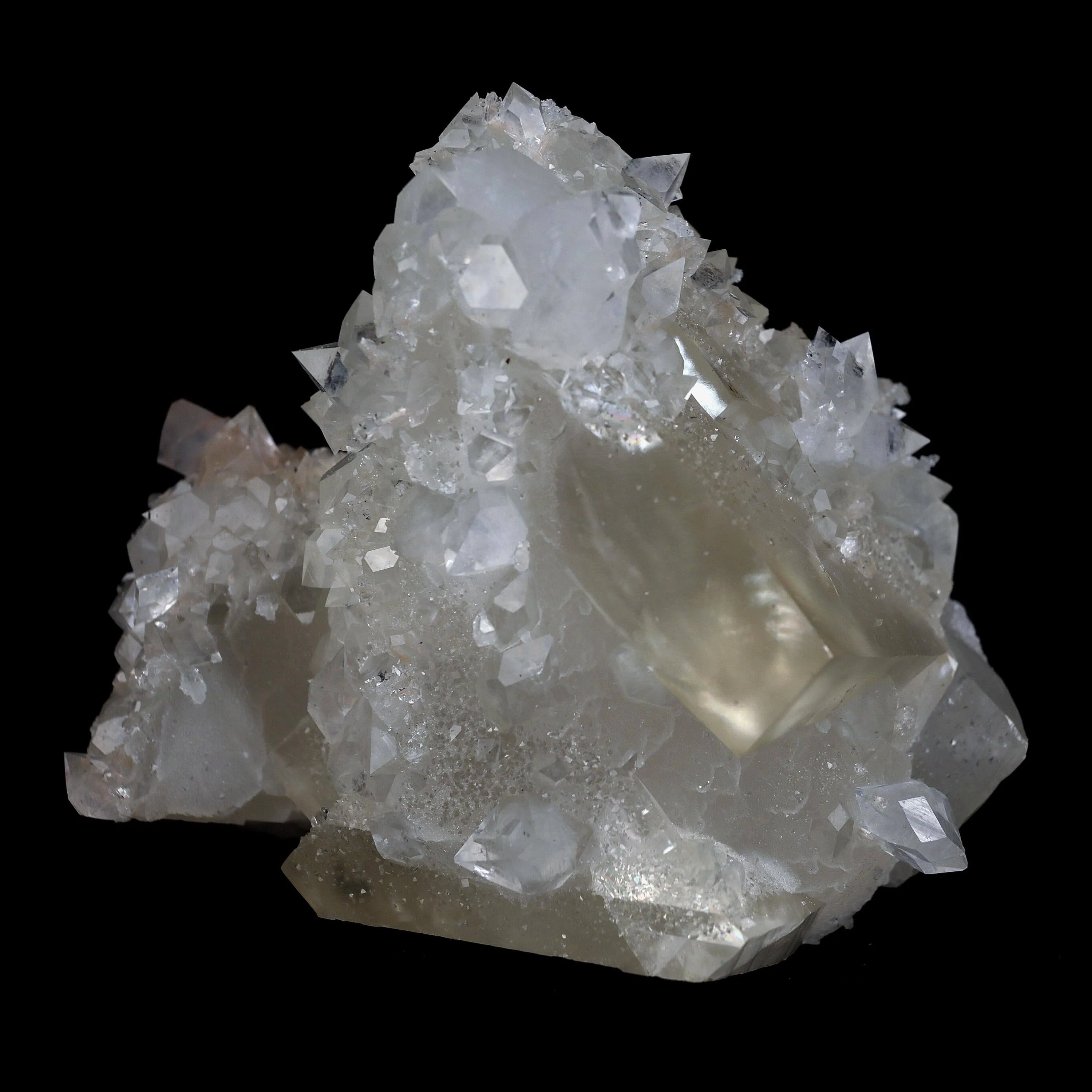 Pseudo Calcite with Apophyllite Natural Mineral Specimen - image 2