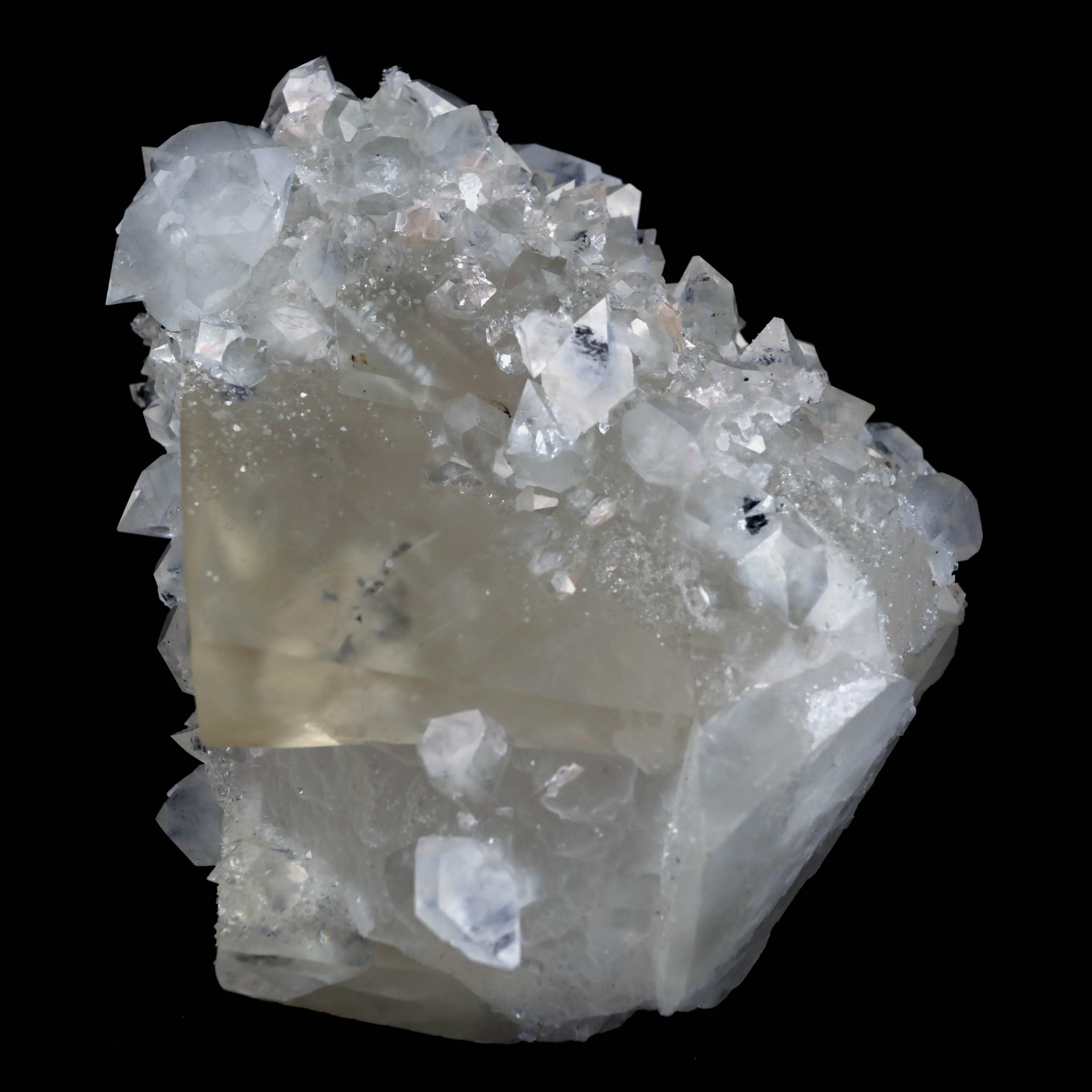 Pseudo Calcite with Apophyllite Natural Mineral Specimen - image 3
