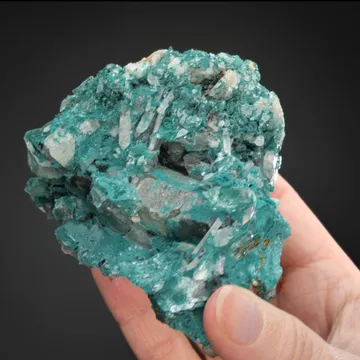 Pseudomalachite from Old Gunnislake Mine, England, UK