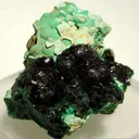 Pseudomalachite on Chrysocolla - image 2