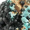 Pseudomalachite on Chrysocolla - image 3