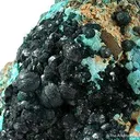 Pseudomalachite on Chrysocolla - image 2