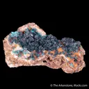 Pseudomalachite (TL) with Baryte and Chalcedony - image 4