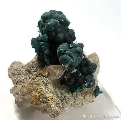 Pseudomalachite With Cerussite image