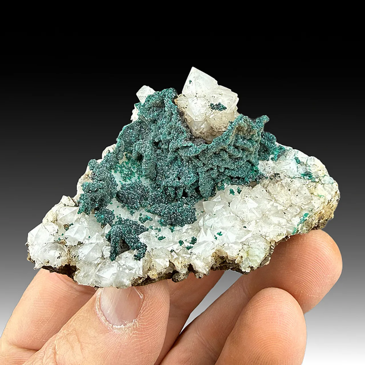 Pseudomalachite with Quartz - image 1
