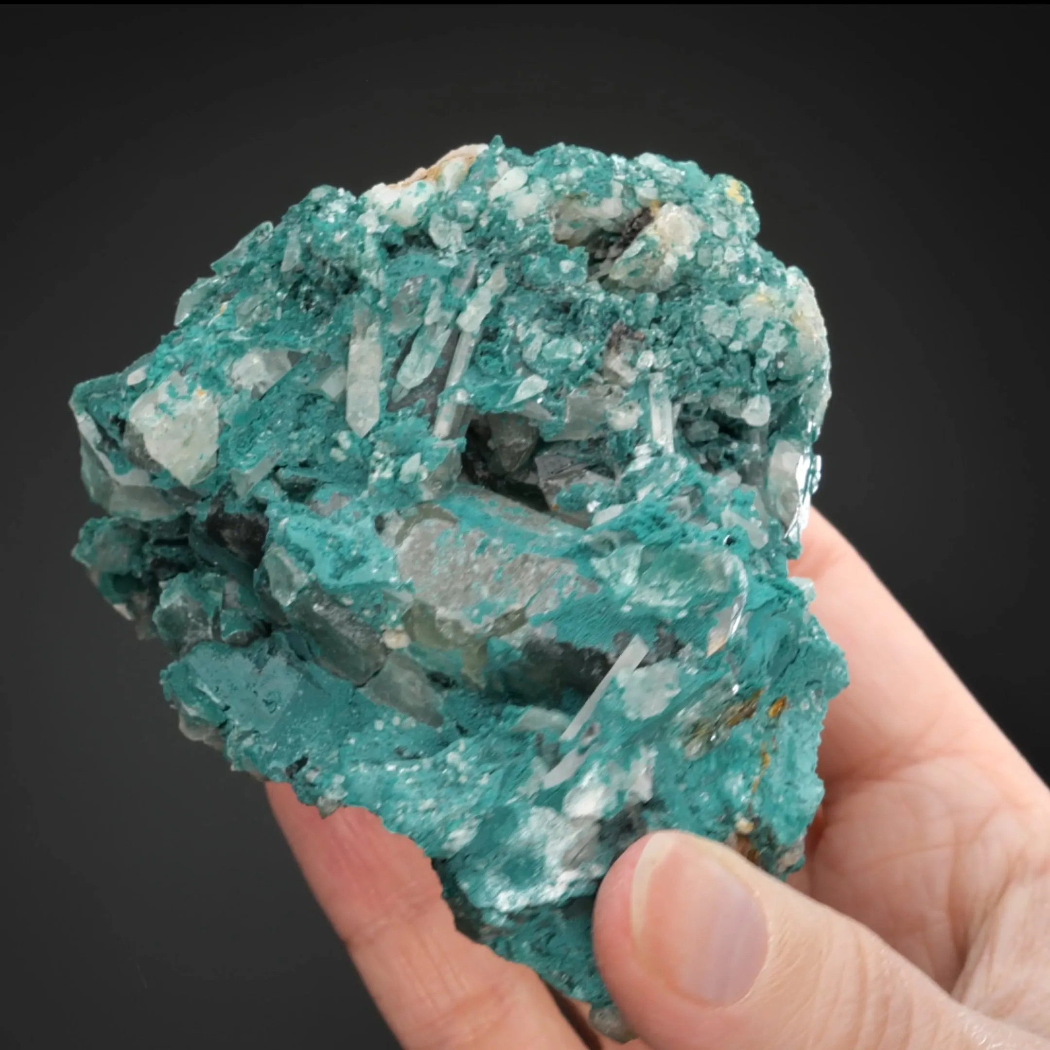 Pseudomalachite with Quartz - image 2