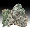 Pumpellyite with Quartz, Calcite - image 1