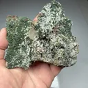 Pumpellyite with Quartz, Calcite - image 2