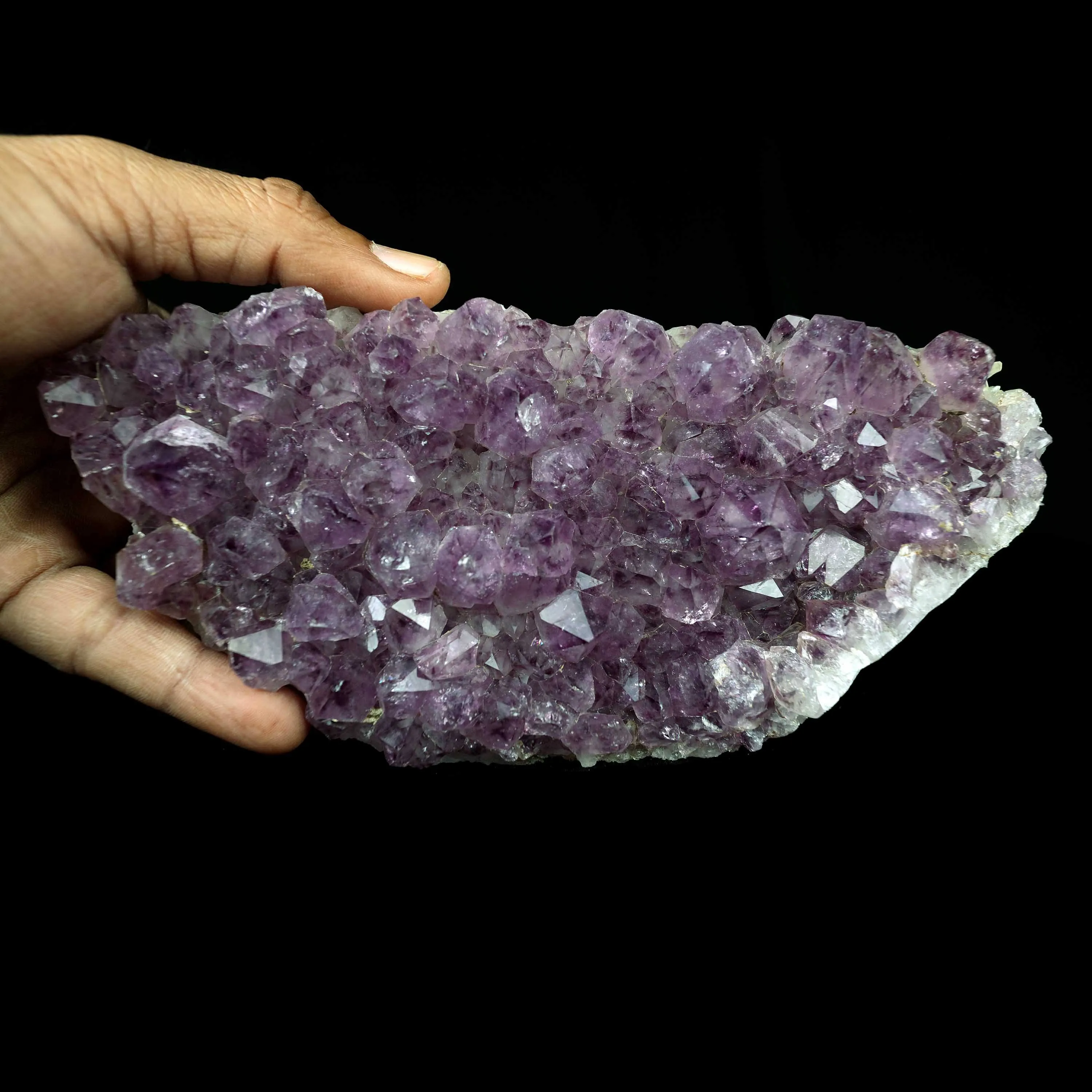 Purple Amethyst Plate Natural Mineral Specimen - image 4