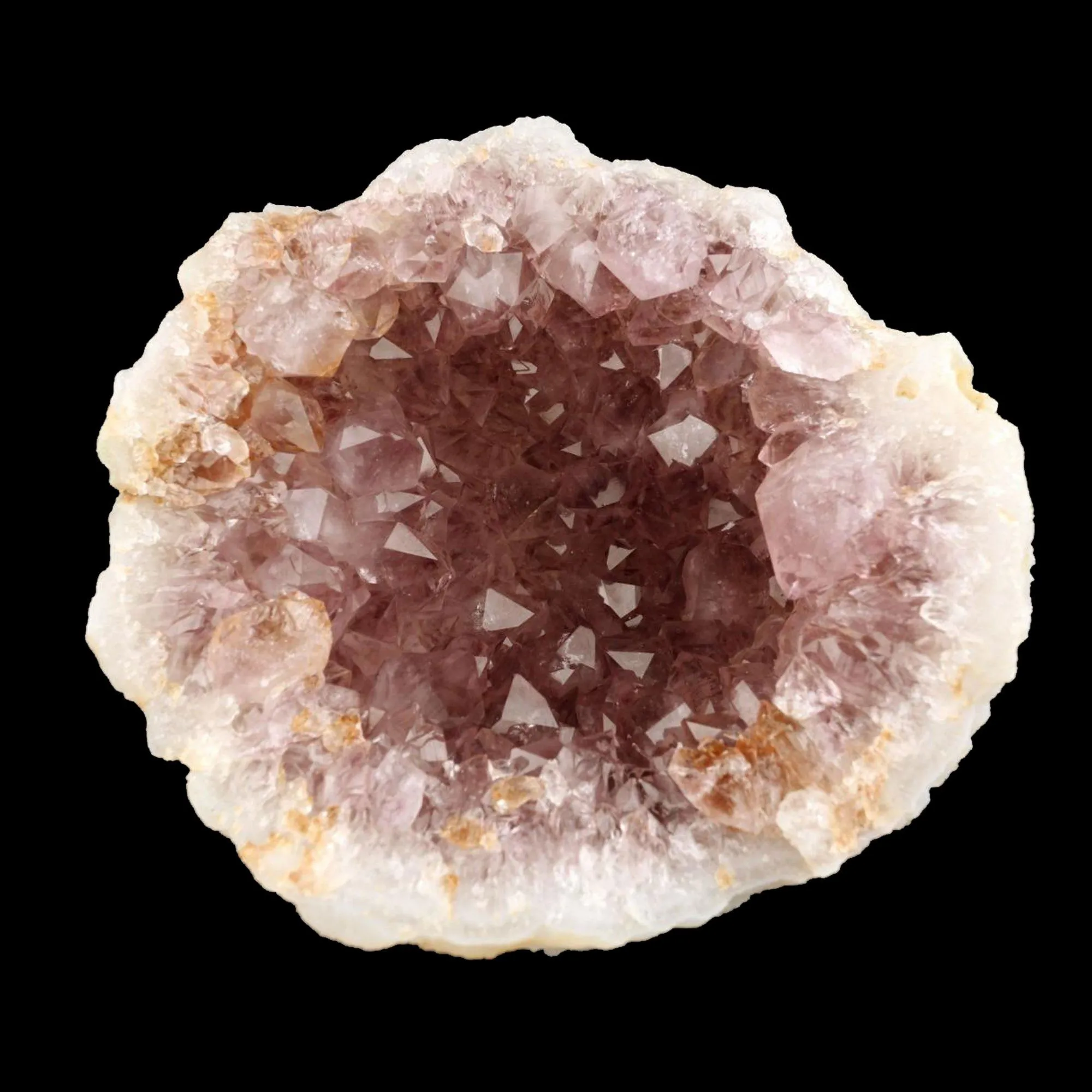 Purple Amethyst Pointed Crystals Geode Formation - image 3