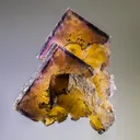 Purple and Gold Fluorite - image 1
