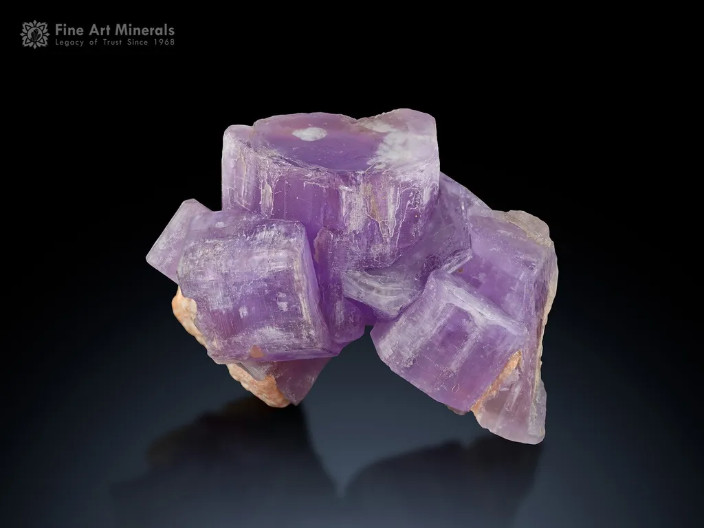 Purple Apatite Cluster from Nuristan Afghanistan image