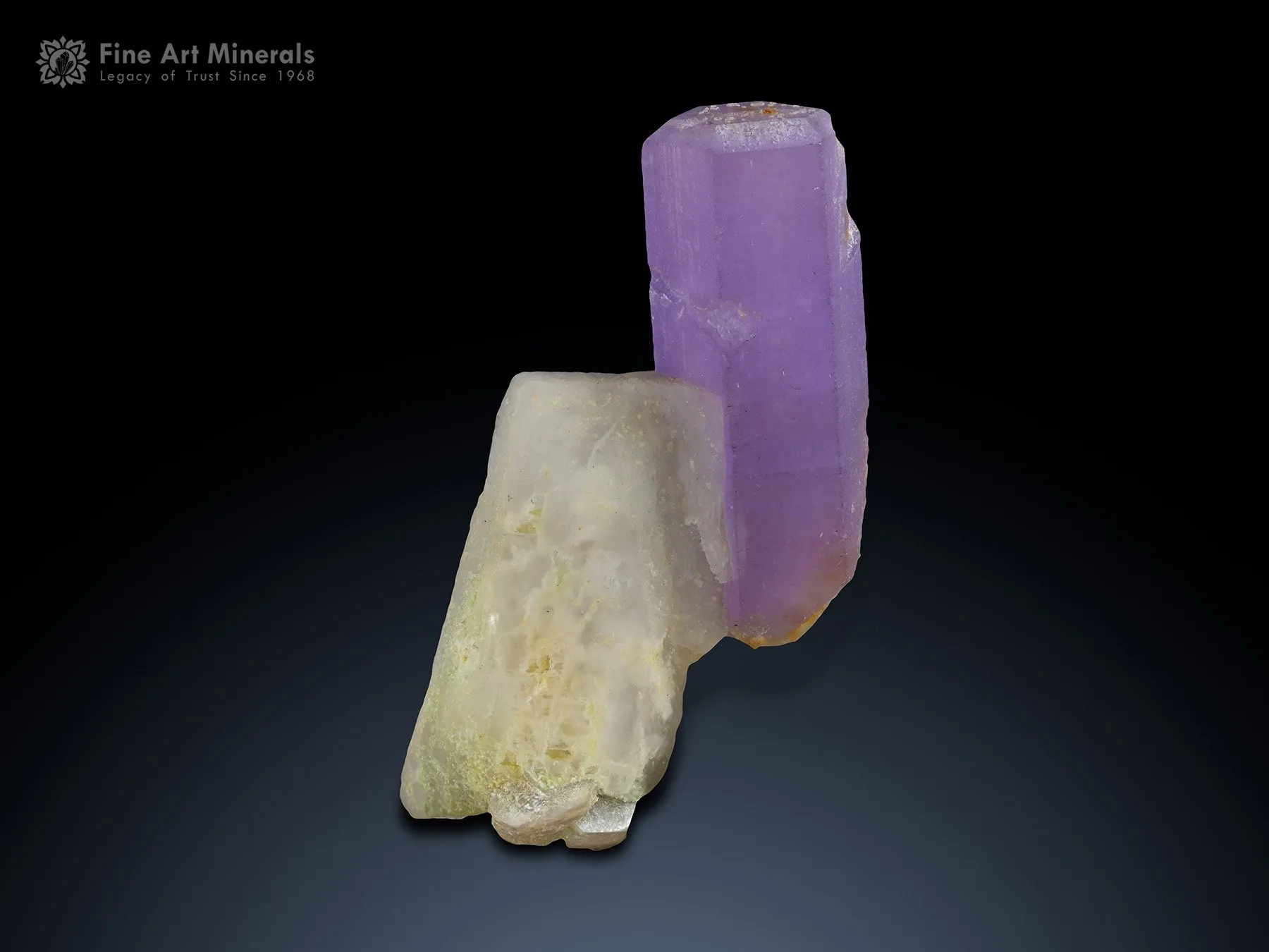 Purple Apatite With Albite from Nuristan Afghanistan - image 2
