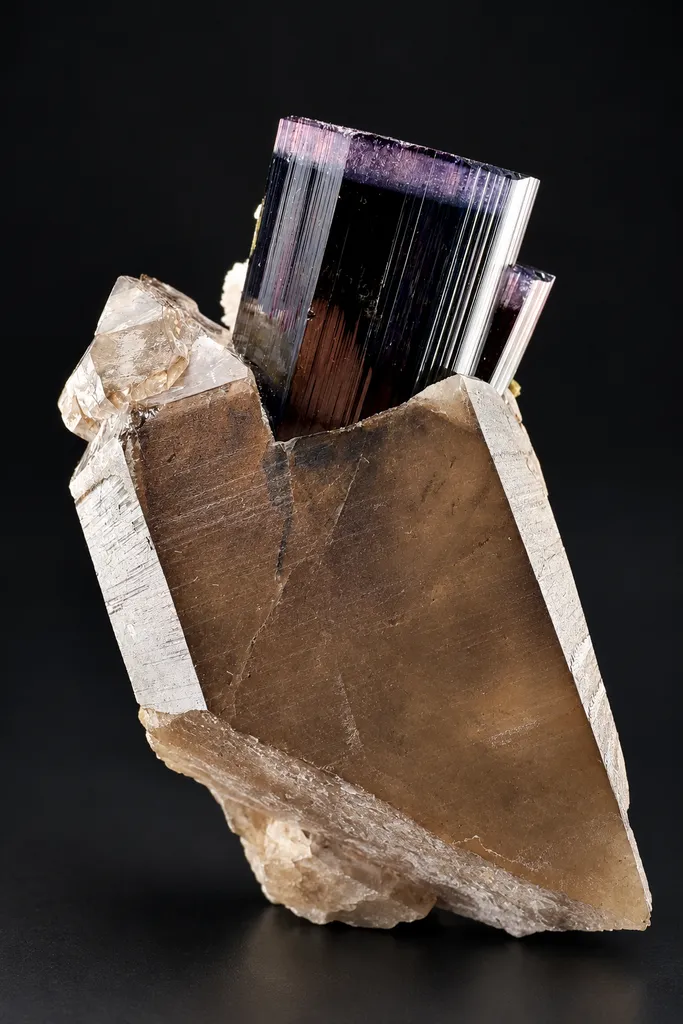 Purple cap Tourmaline from Afghanistan - image 1