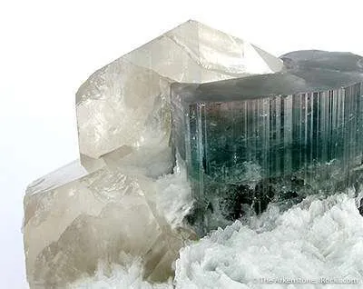 Purple-Capped Tourmaline, Quartz, Albite - image 4
