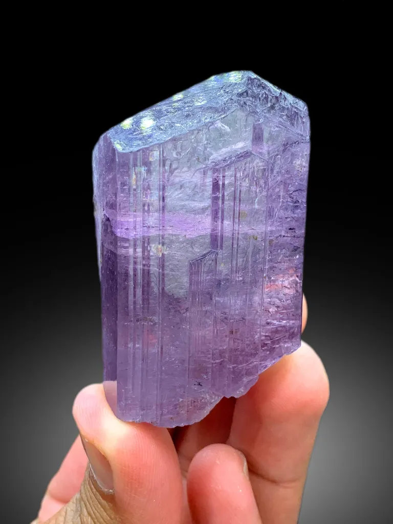 Purple Color Scapolite Crystal from Badakhshan Afghanistan - 101 gram - image 4