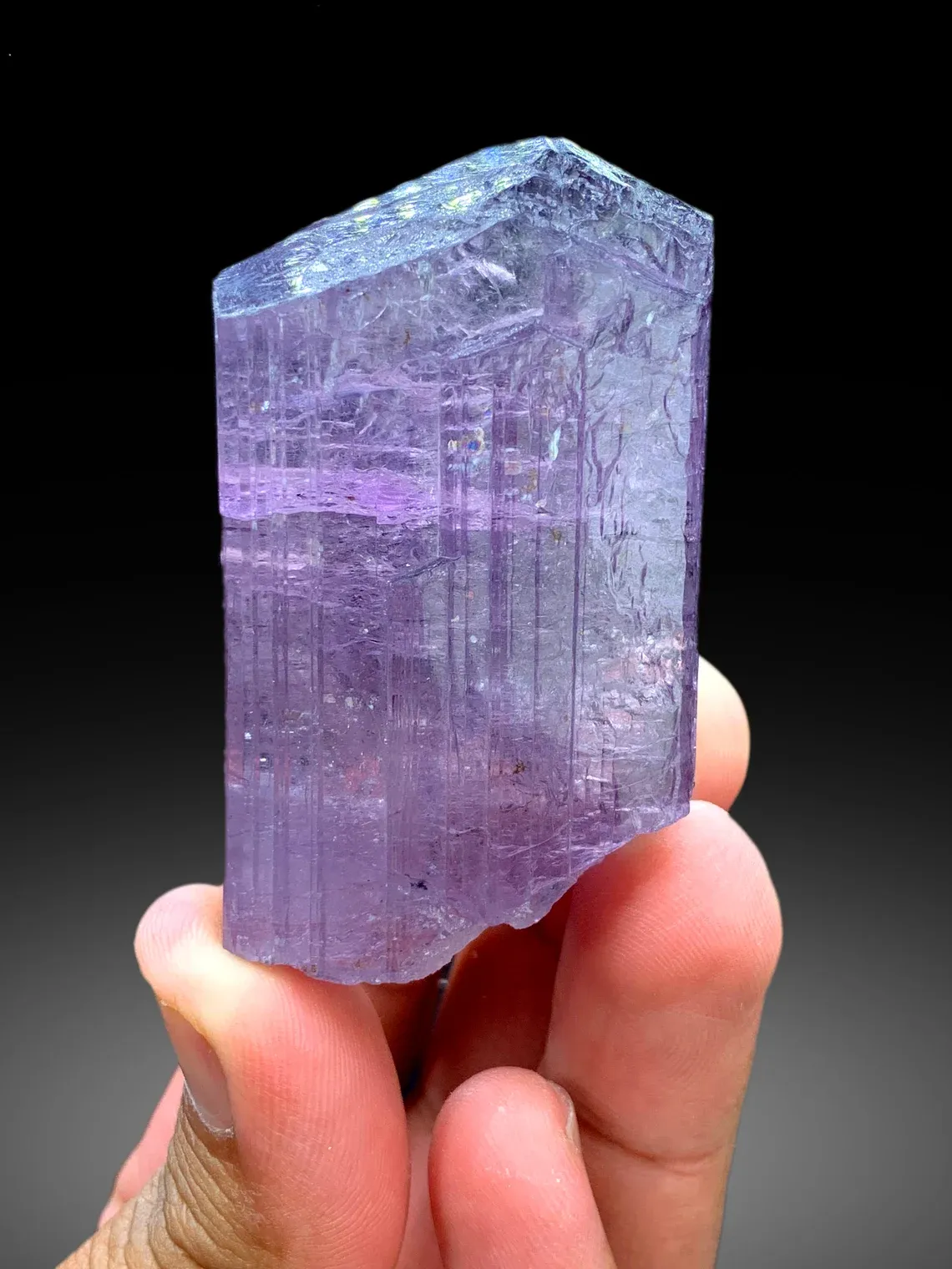 Purple Color Scapolite Crystal from Badakhshan Afghanistan - 101 gram - image 3
