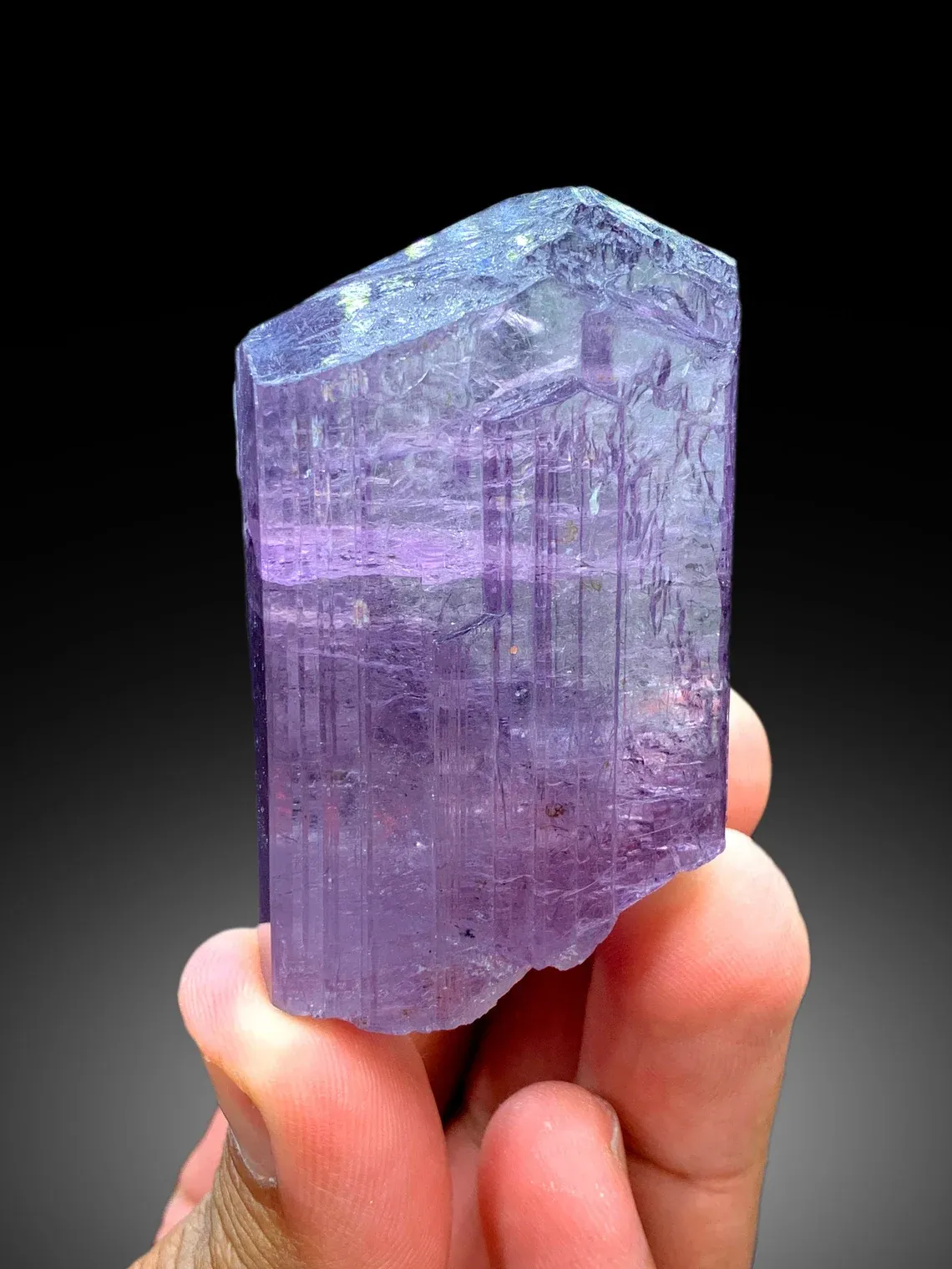 Purple Color Scapolite Crystal from Badakhshan Afghanistan - 101 gram - image 2