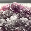 Purple Fluorite Mineral Specimen from Henan Province, Cubic Crystal Cluster - image 4