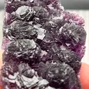 Purple Fluorite Mineral Specimen from Henan Province, Cubic Crystal Cluster - image 6
