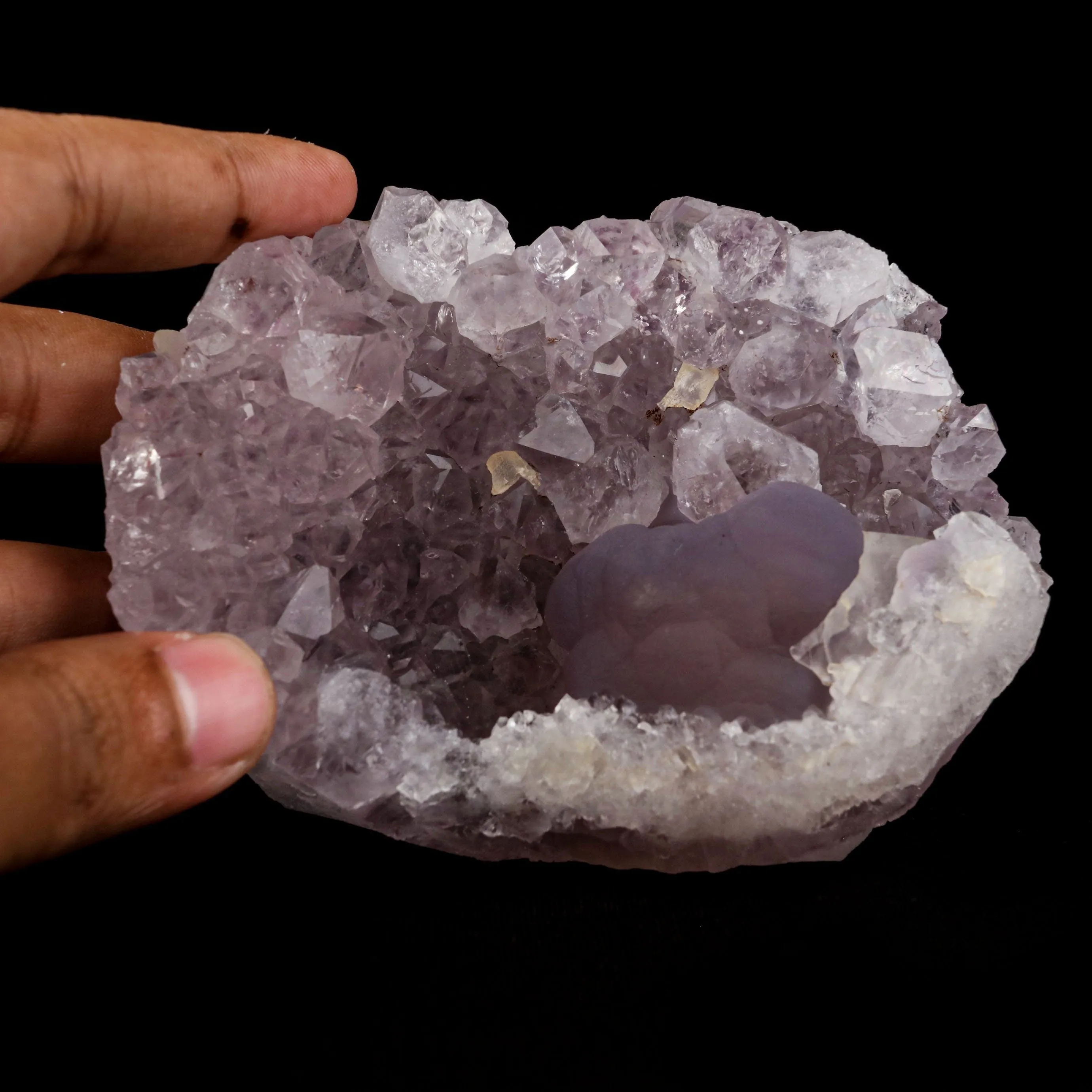 Purple Fluorite with Amethyst "Rare Find" Natural Mineral Specimen - image 5
