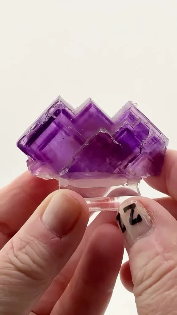 Purple perfection from one of Illinois’ classic Fluorite localities image