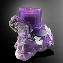 Purple Phantom Fluorite from Denton mine, Illinois. Quality is outstanding, its breathtaking clarity and phantoms makes it truly remarkable - image 2