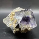 Purple Zoned Fluorite and Calcite from China, Yaogangxian Mine - 10110 - image 1