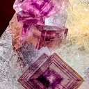 Purple Zoned Fluorite; China, Yaogangxian (YGX) Mine - image 2