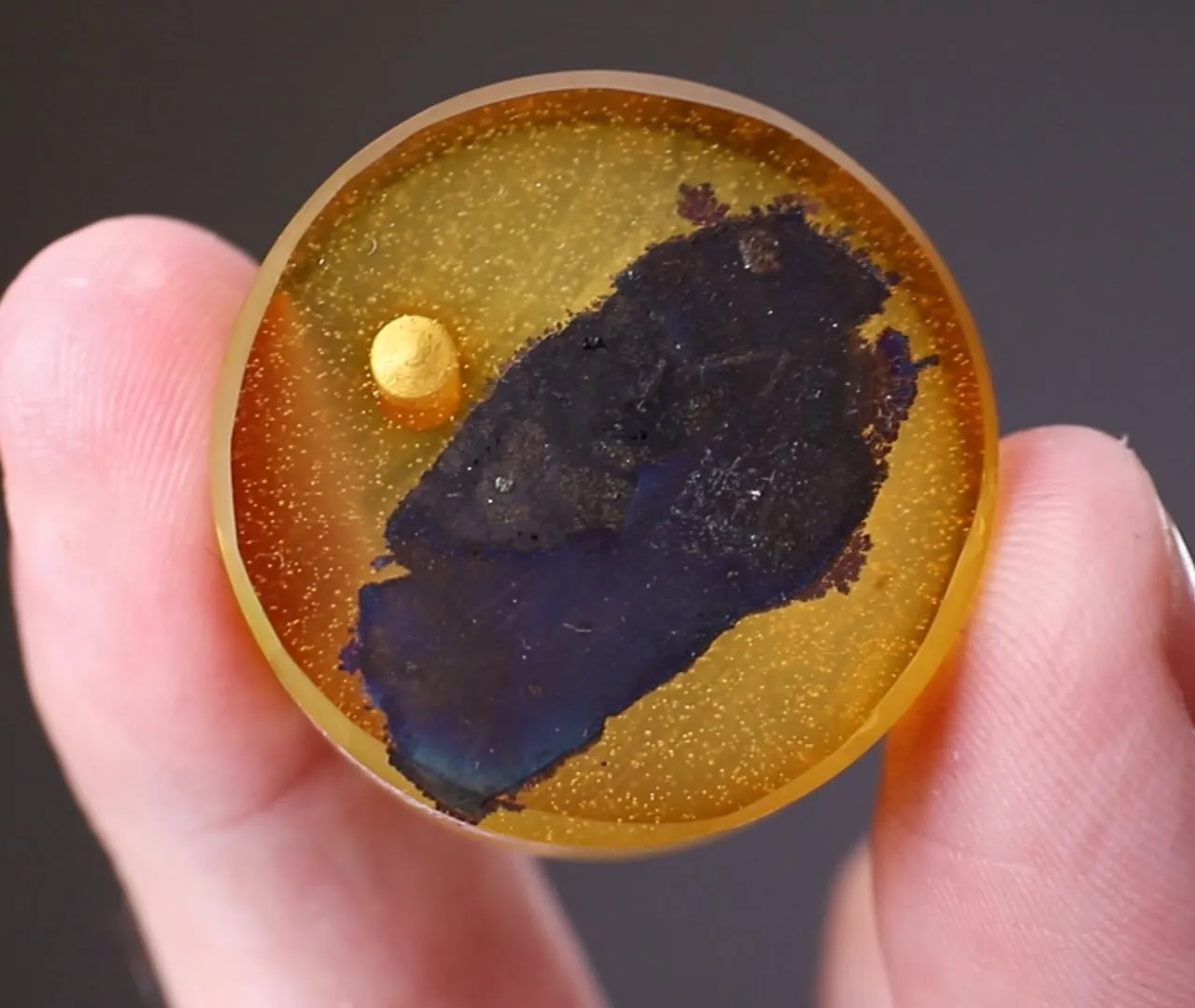 PUTORANITE with MOOIHOEKITE and Cubanite (Polished Section) - image 2