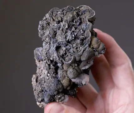 PYRAGYRITE with NATIVE Arsenic and ARGENTOPYRITE