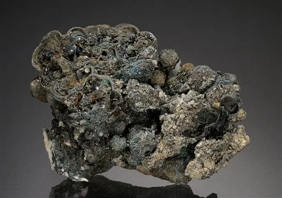 PYRAGYRITE with NATIVE Arsenic and ARGENTOPYRITE image