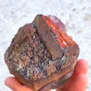 Pyramid Amethyst with Red Hematite Cluster Available for sale. - image 4