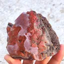 Pyramid Amethyst with Red Hematite Cluster Available for sale. - image 3